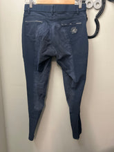 Load image into Gallery viewer, BR Navy Full Seat Breeches 28
