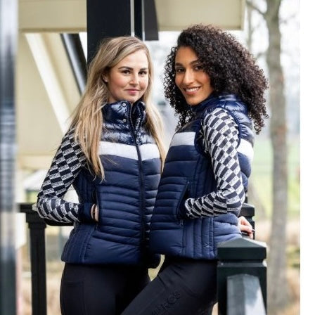 Mrs. Ros Equestrian Navy Vest Large-Vest-Consignment-Evolution Equestrian Co.