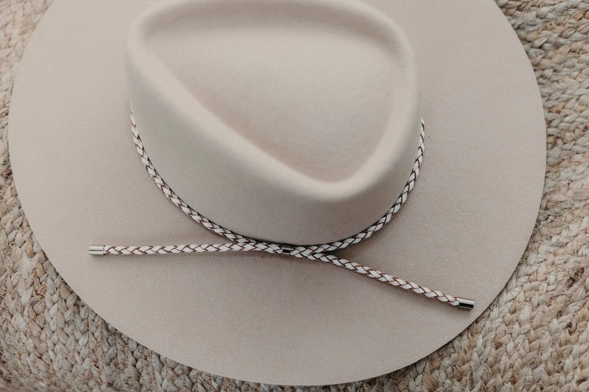 WEST VON - Genuine Leather Braided Hat Band: Saddle-WEST VON-Evolution Equestrian Co.