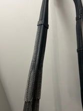 Load image into Gallery viewer, Black Leather Reins with Stops
