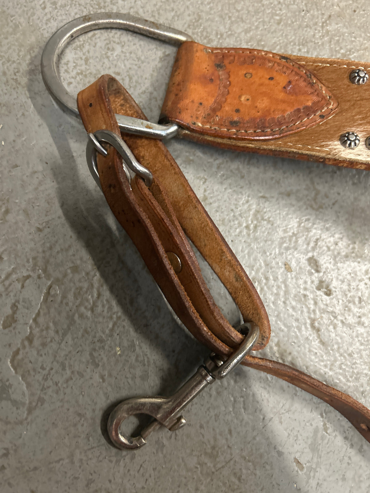 Cowhide Western Breastplate