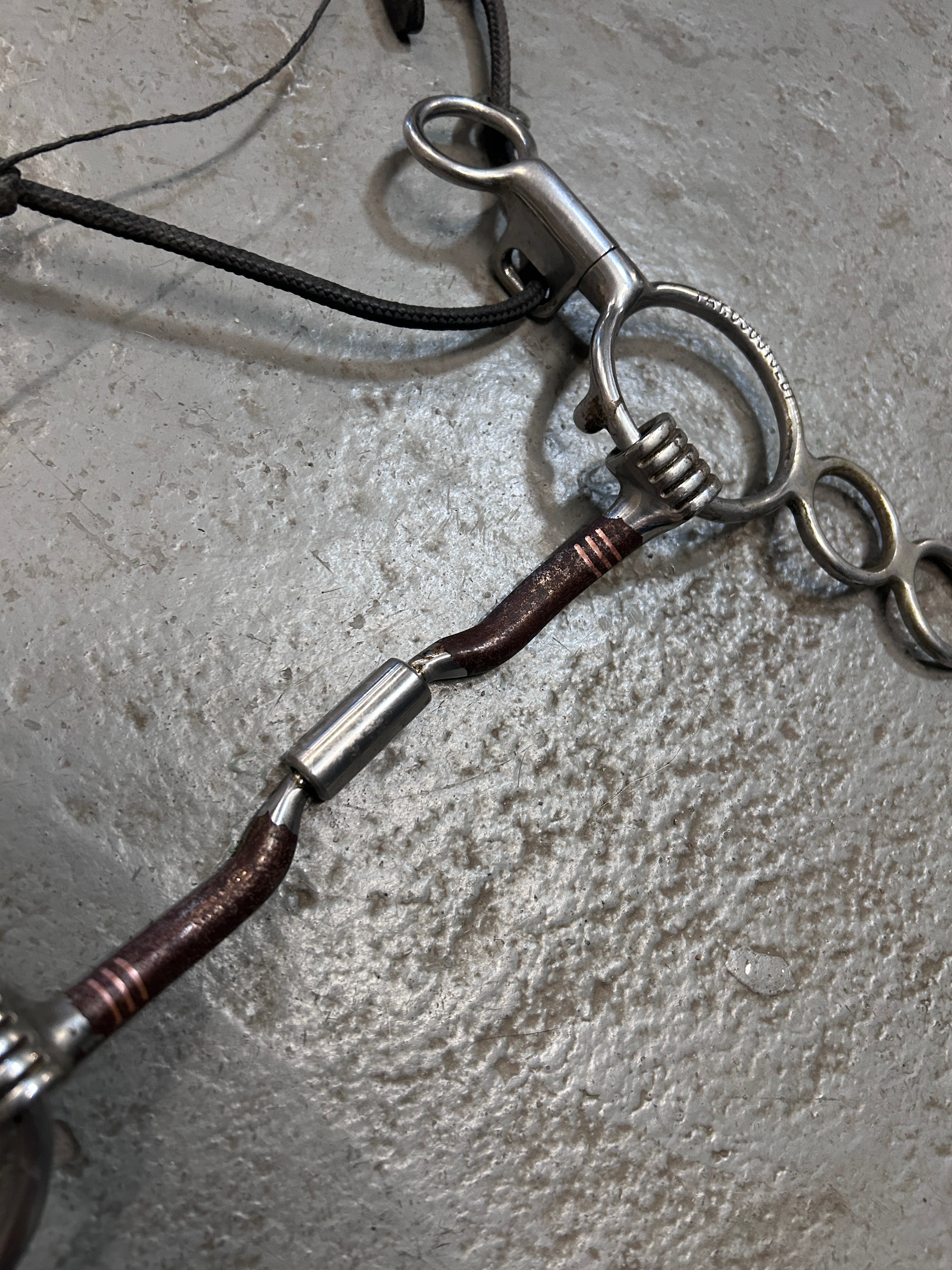 Myler 3-Ring Combination Bit with Mullen with Low Ported Barrel 5-3/4"