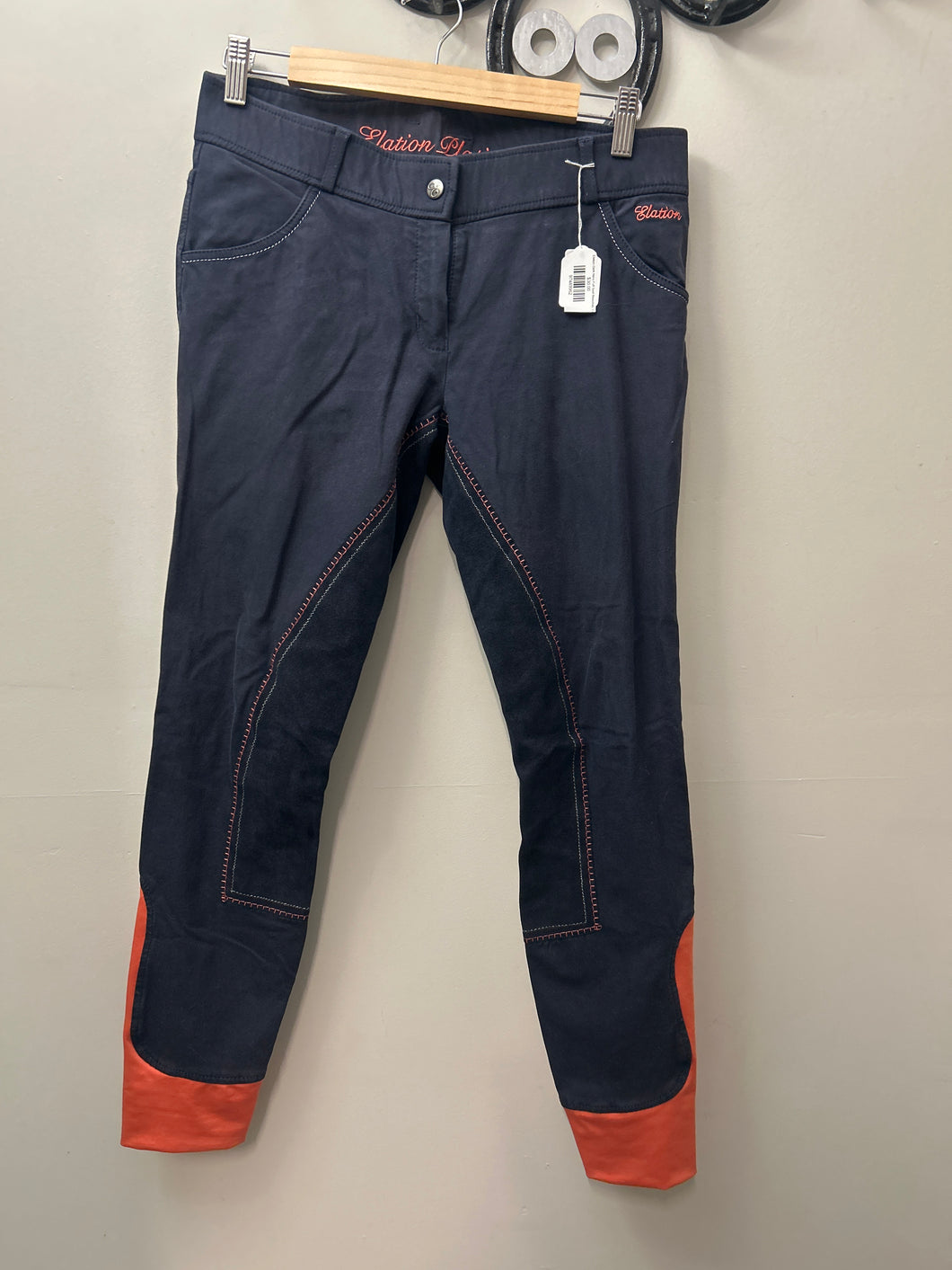 Elation Dark Navy Full Seat Breeches 30