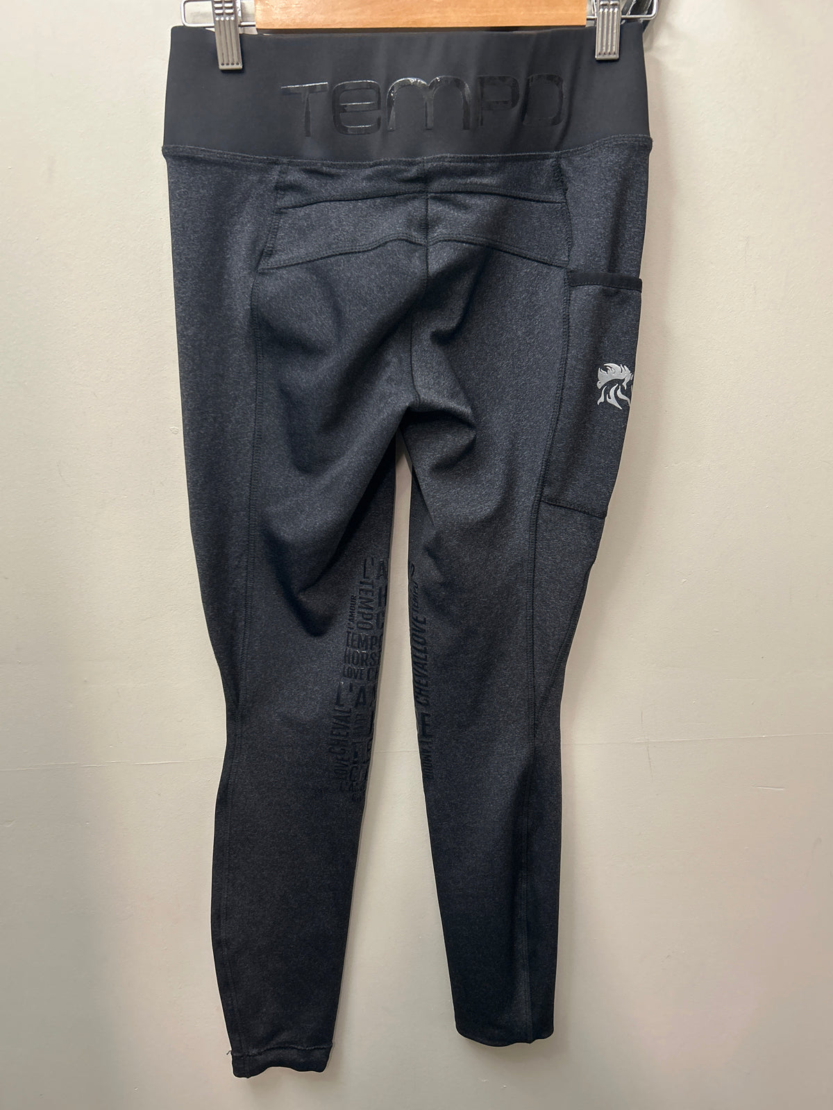 Tempo Grey Riding Tights Small