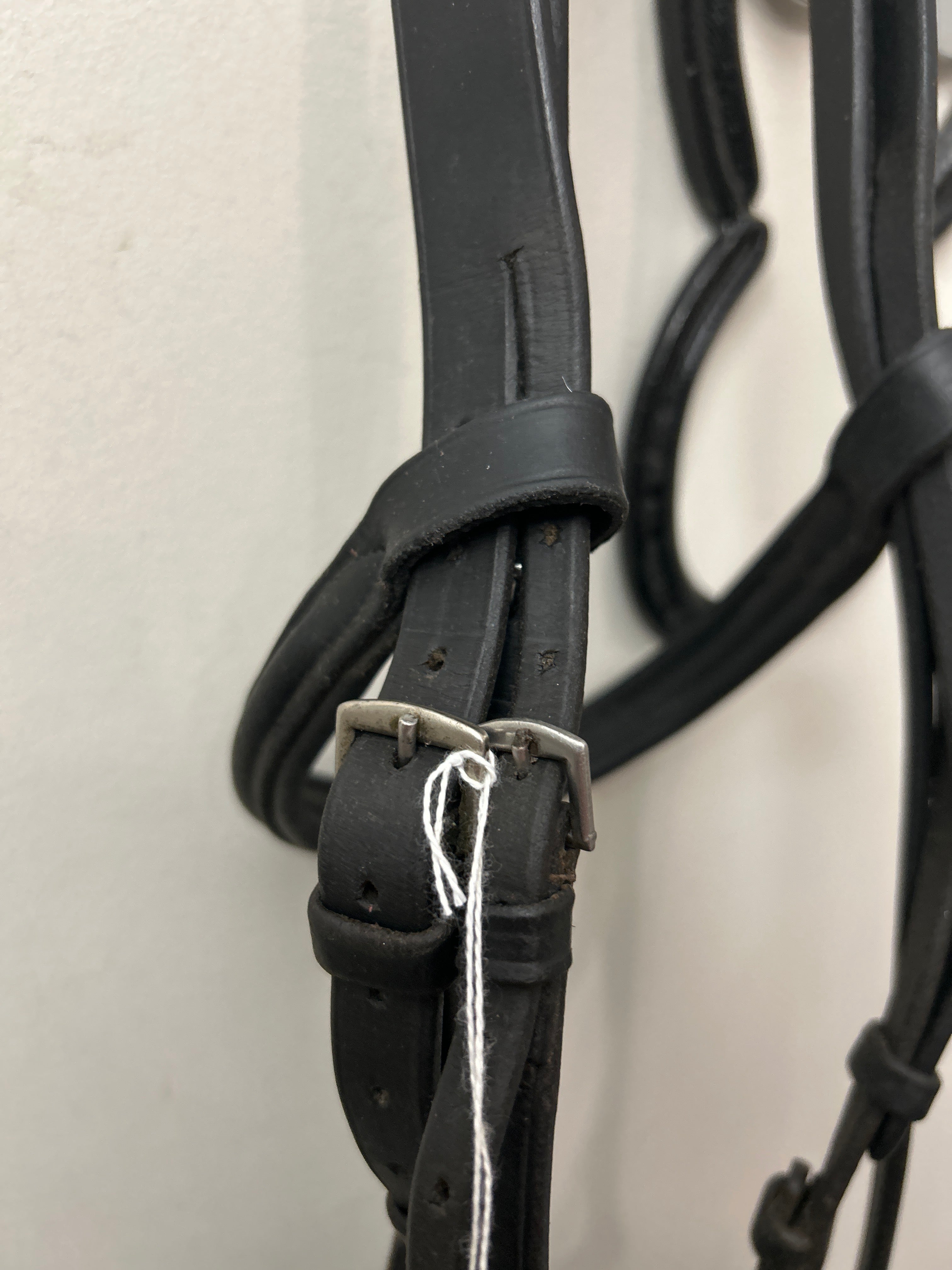 Black Dressage Snaffle Bridle