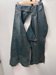 Western Leather Chaps XSmall Dark Green