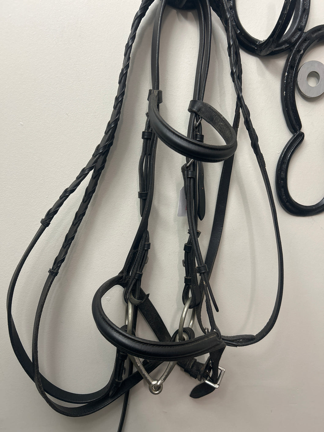 Connemara Black Bridle with Reins