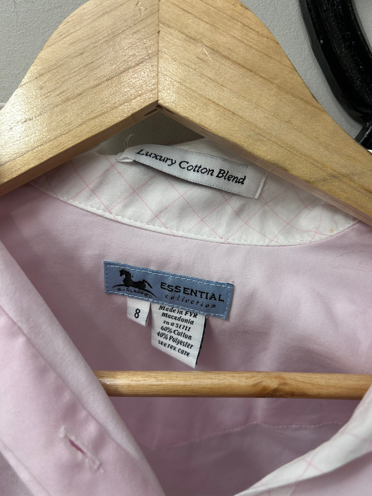 RJ Classic Essential Youth Pink Show Shirt 8