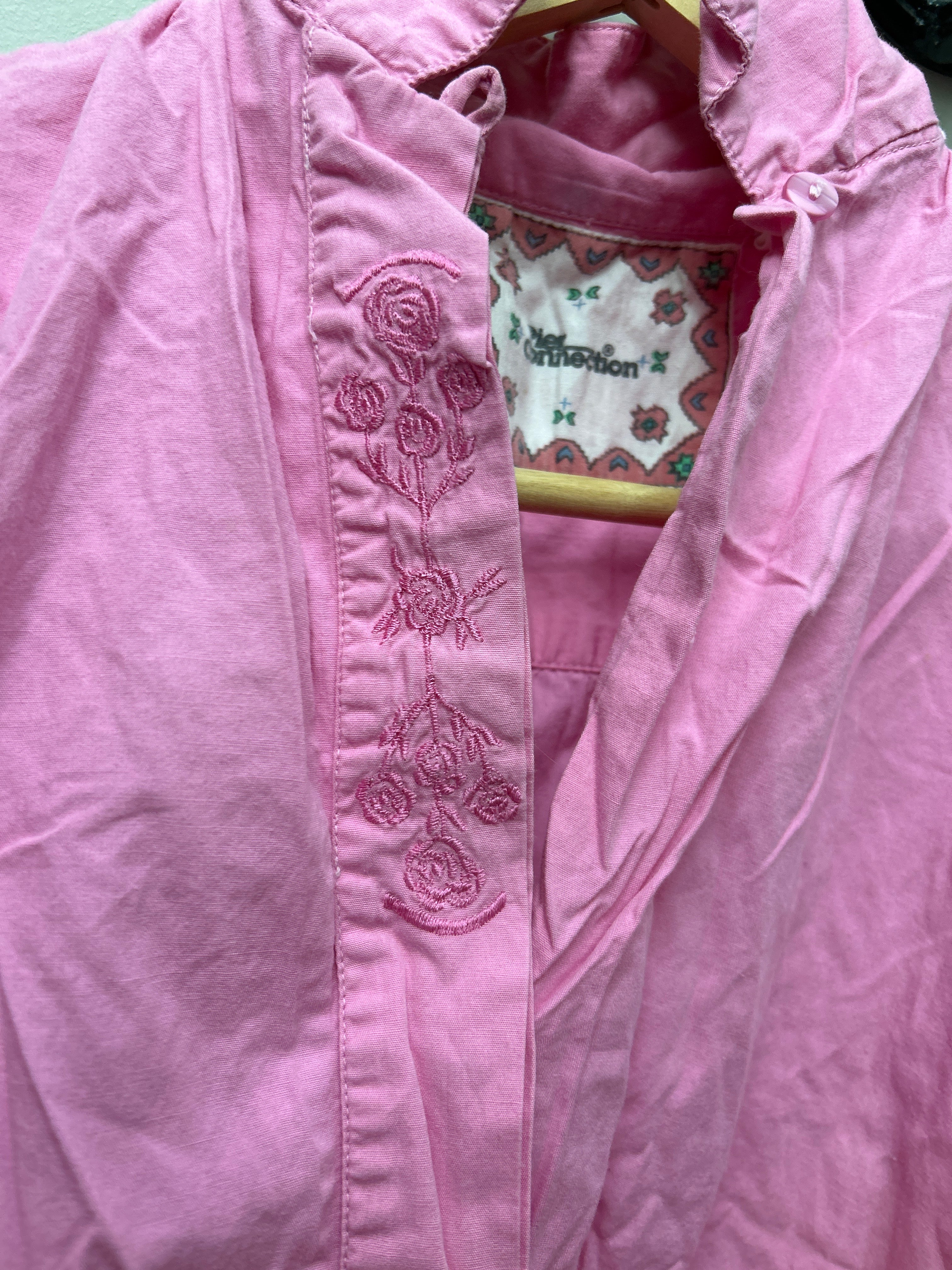 Pier Connection Kid's Pink Button Down 8