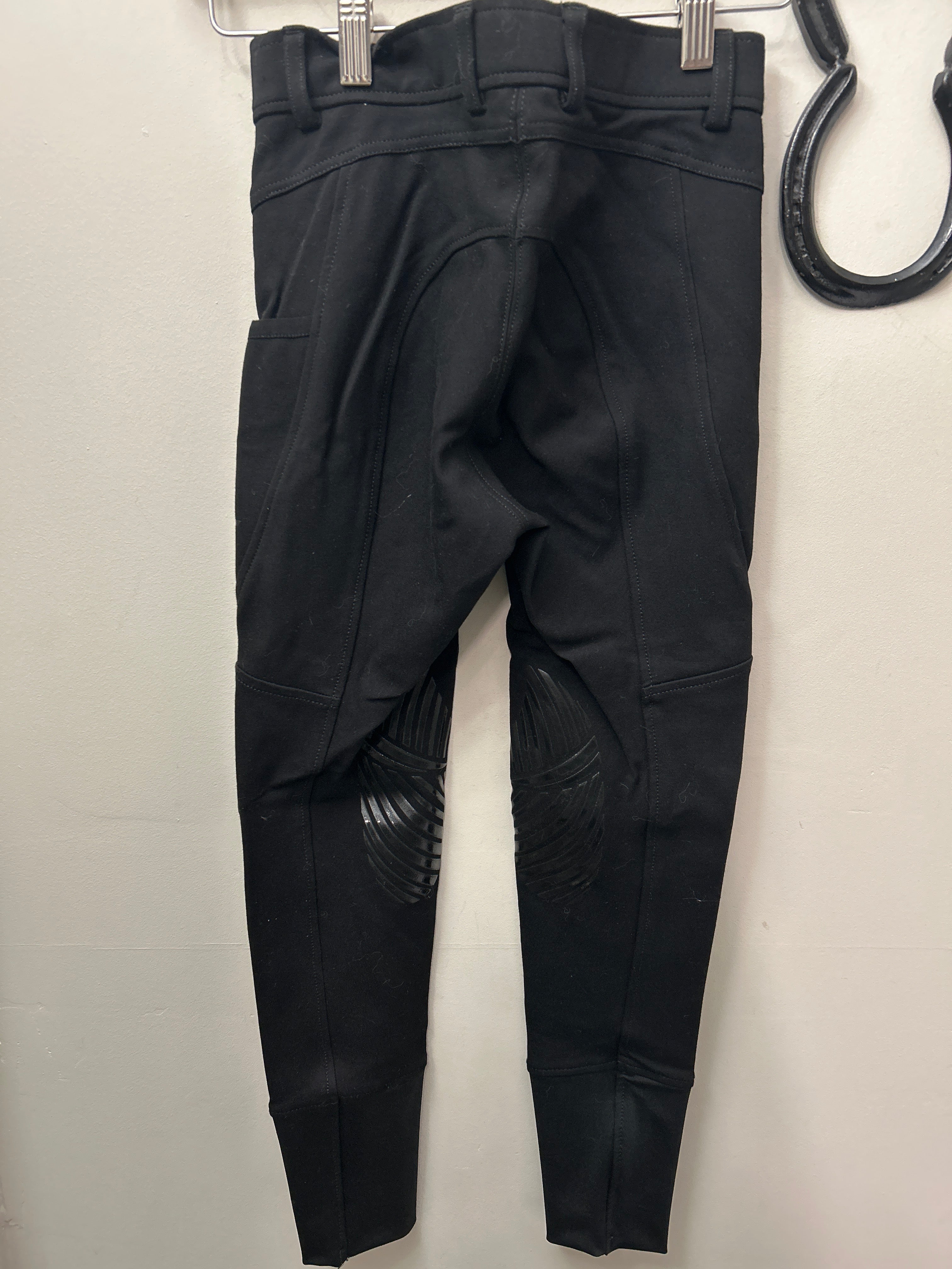 Elation Red Label Sport Black Kid's Breeches 12