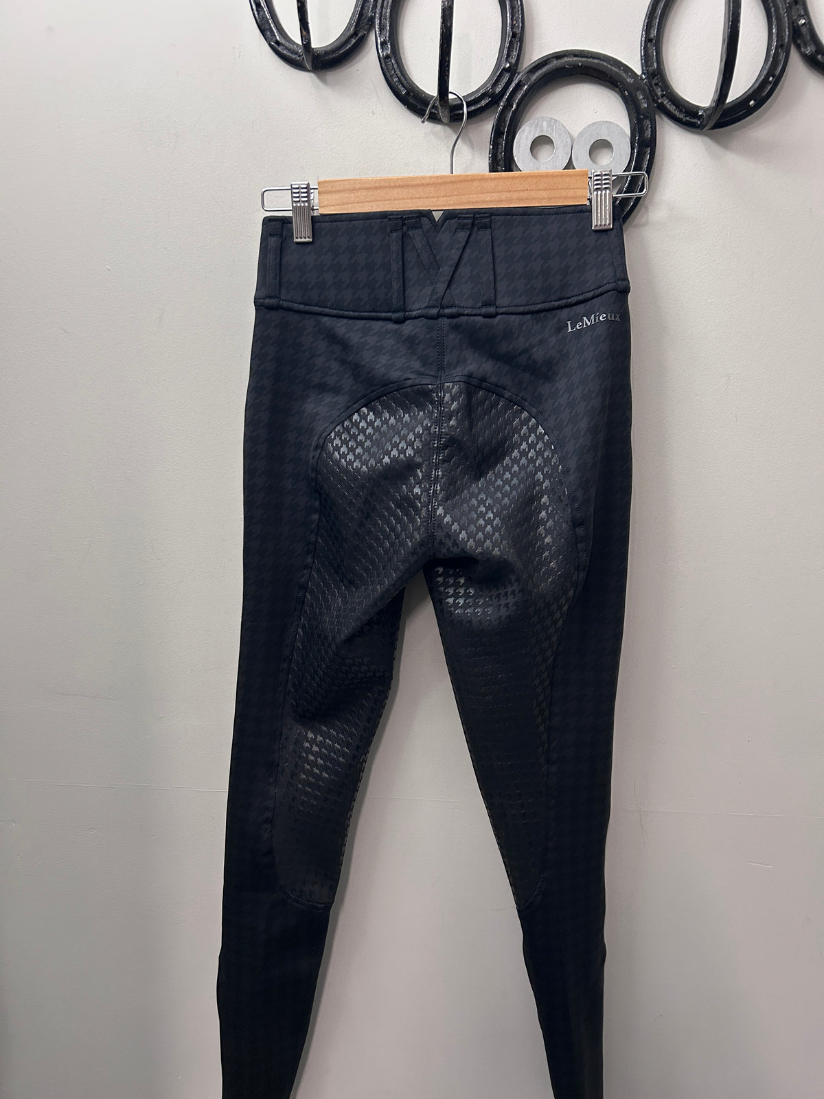 LeMieux Aspen Houndstooth Winter Riding Tights 4