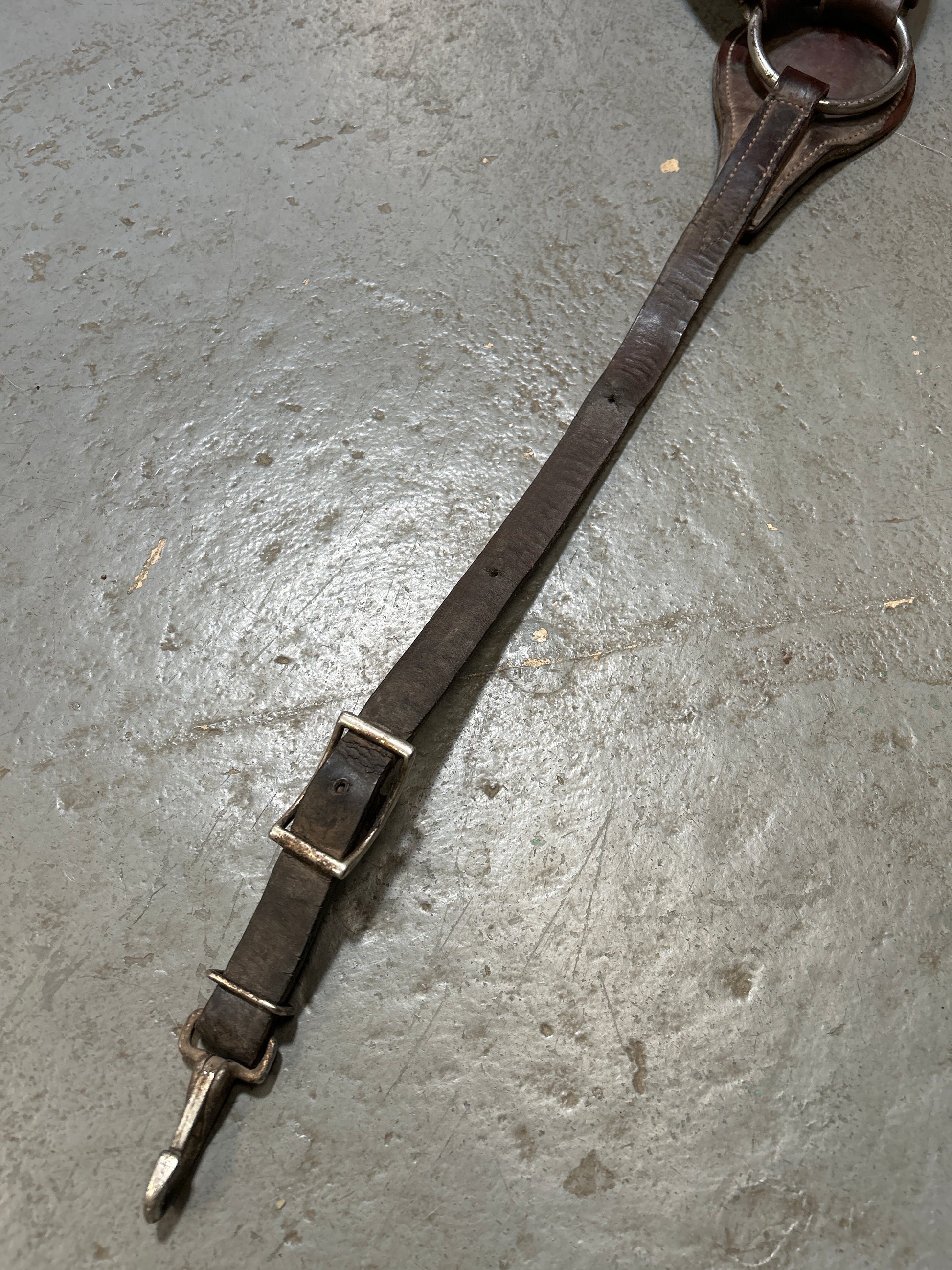 Roper Breast Collar Dark Brown-Western Tack-Consignment-Evolution Equestrian Co.