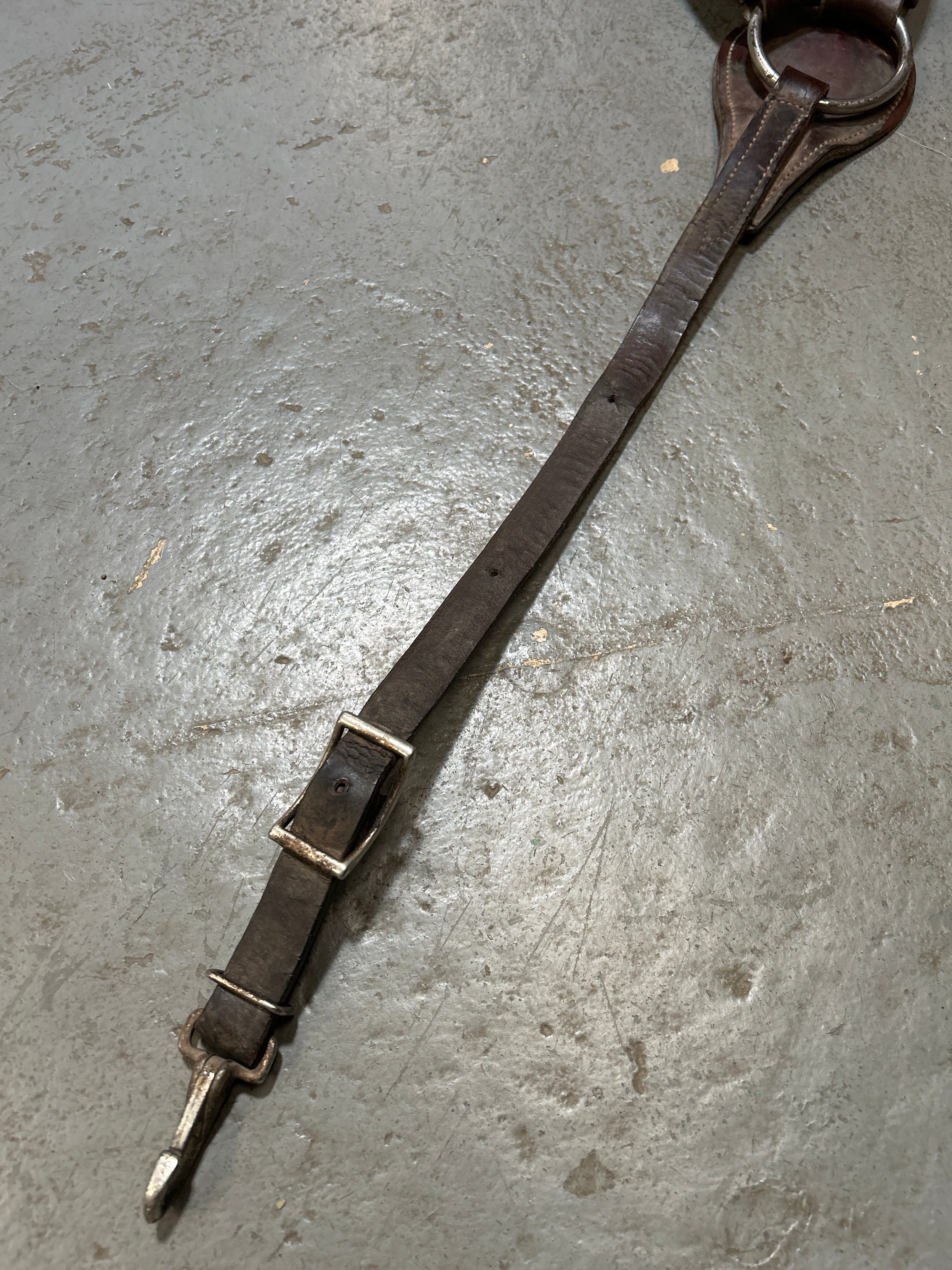 Roper Breast Collar Dark Brown-Western Tack-Consignment-Evolution Equestrian Co.