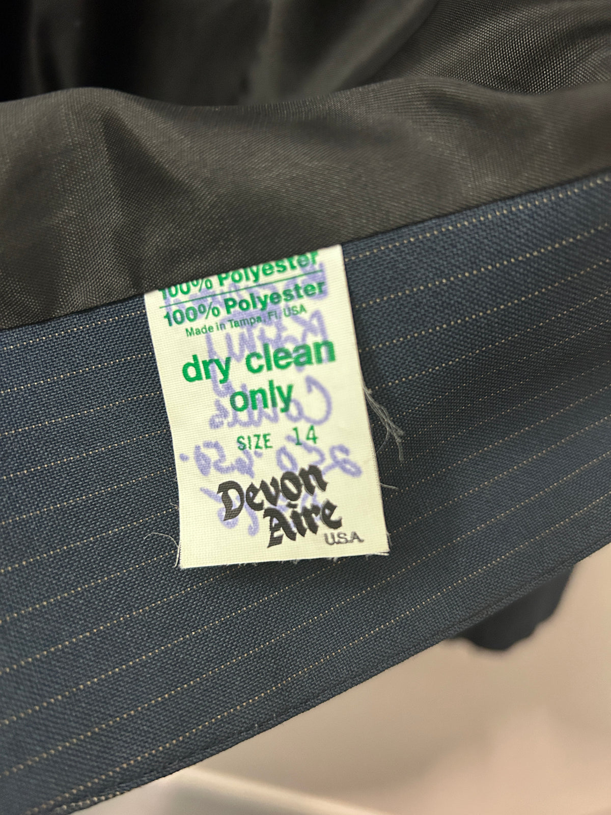 DevonAire Navy Youth Show Jacket 14