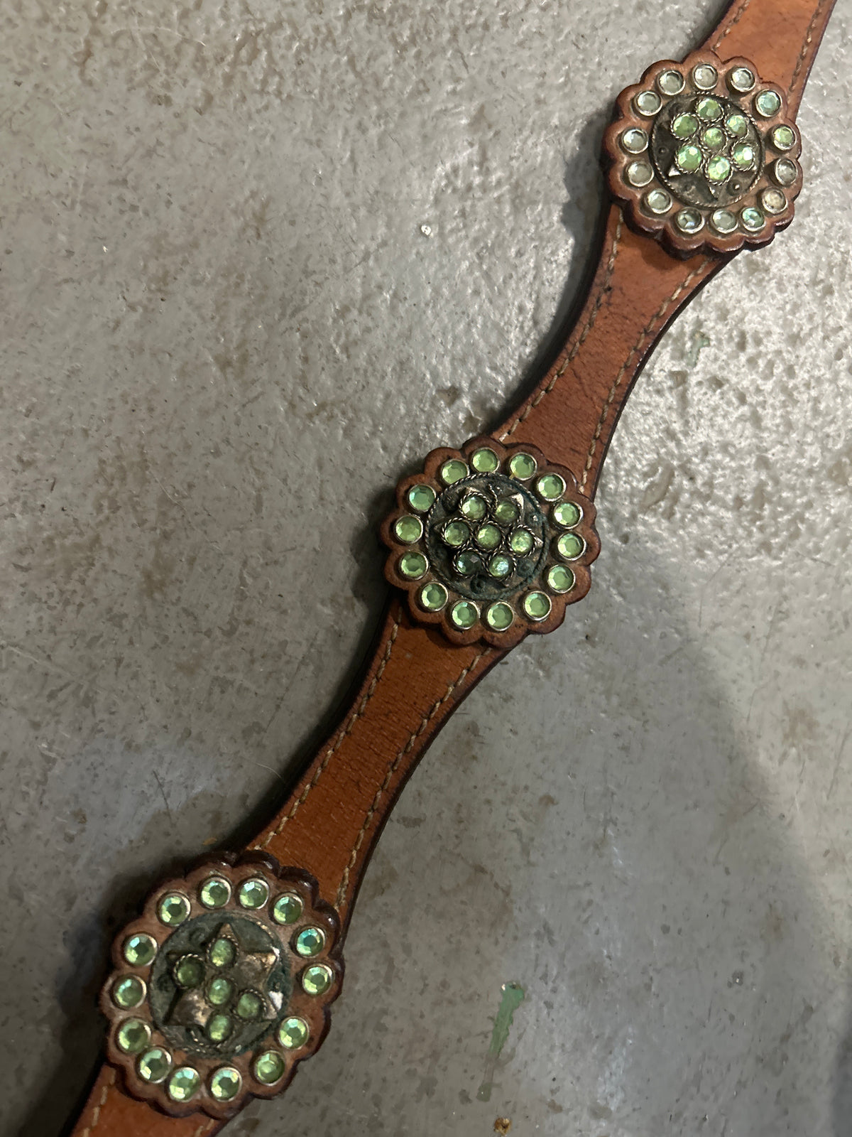 Lime Green Gem Tack Set