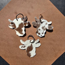 Load image into Gallery viewer, Ranchers Closet Handmade Cow Head Keychain
