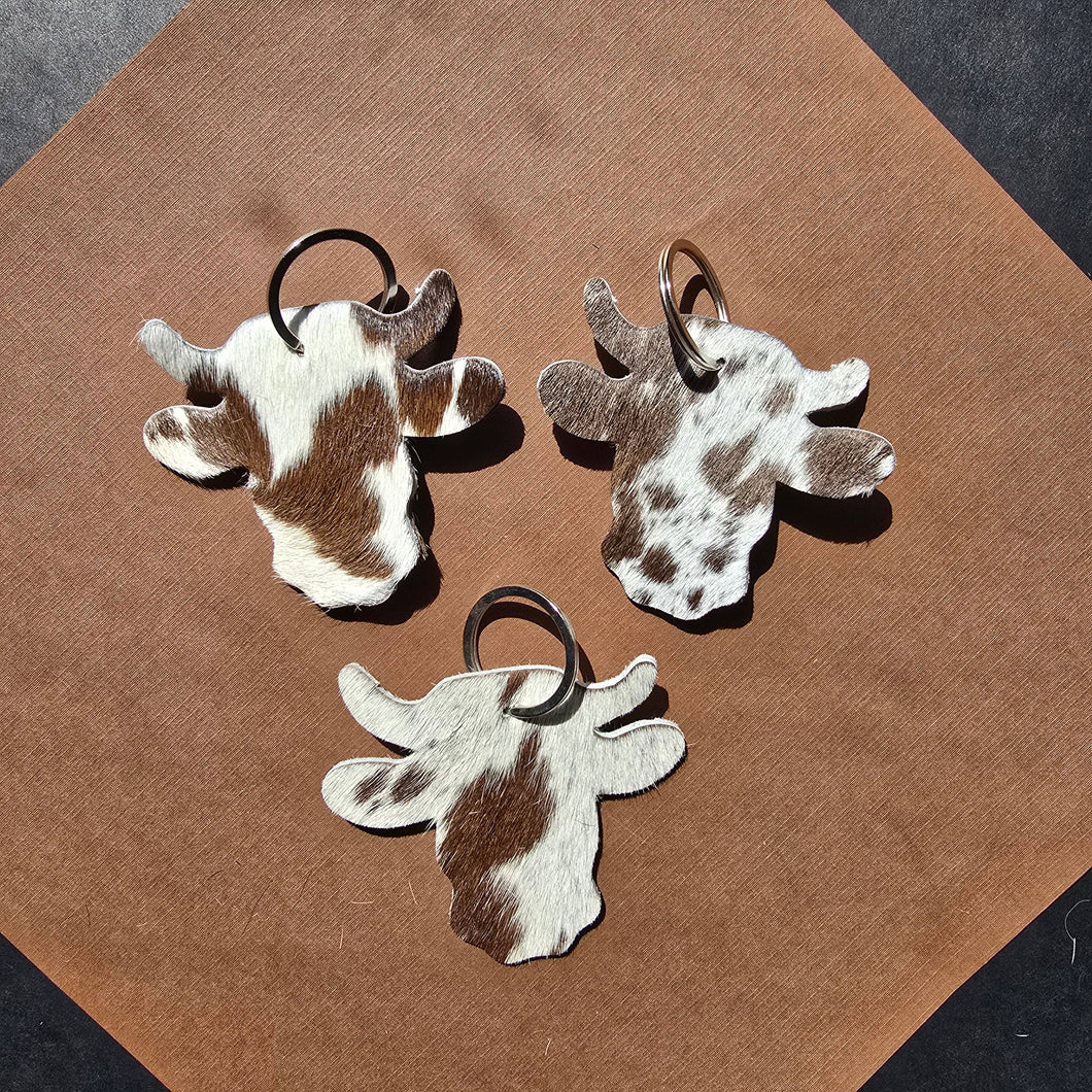 Ranchers Closet Handmade Cow Head Keychain