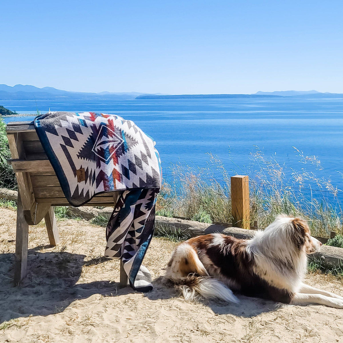 Wylde Brigade - Cuenca Aztec Reversible Blanket: Queen-Wylde Brigade-Evolution Equestrian Co.