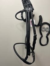 Load image into Gallery viewer, Rolled Leather Dressage Bridle
