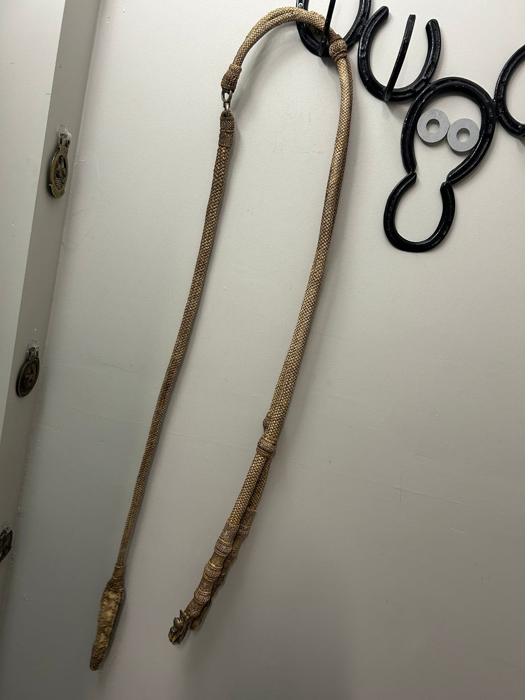 Weighted Rawhide Romal Western Reins