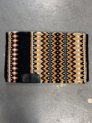 Sunburst Custom Western Saddle Blanket Copper/Black