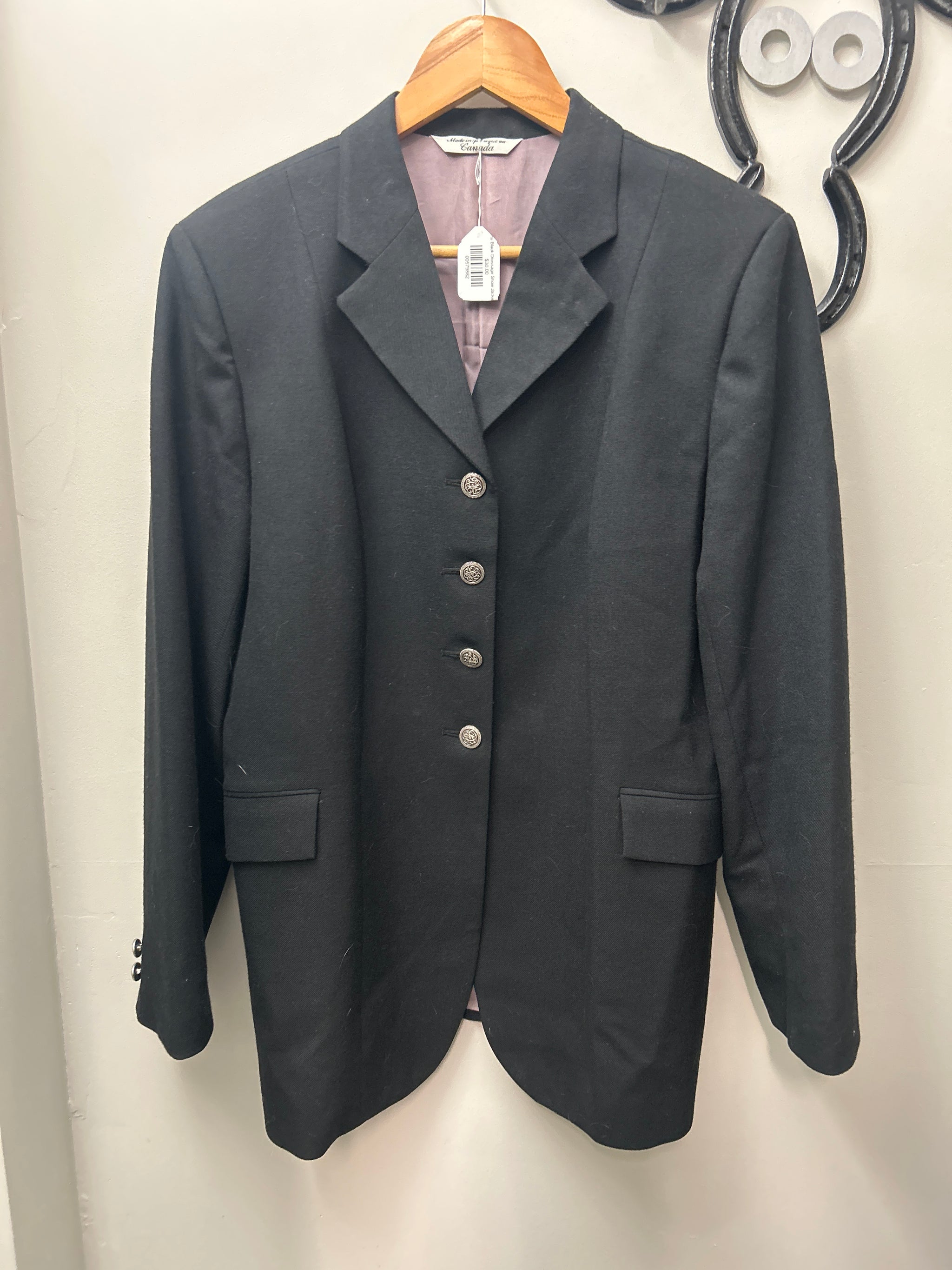 Elite Black Dressage Show Jacket