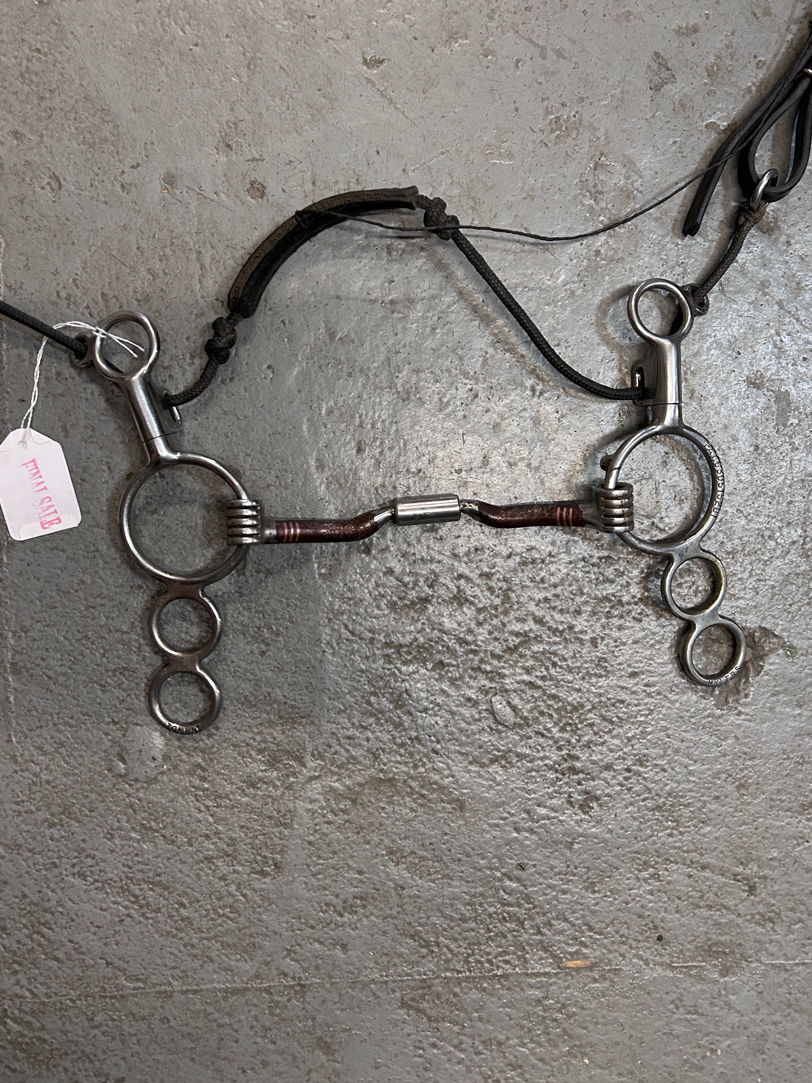 Myler 3-Ring Combination Bit with Mullen with Low Ported Barrel 5-3/4"