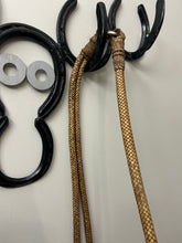 Load image into Gallery viewer, Traditional Peruvian Paso Rawhide Bridle with Roller Bit

