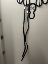 Load image into Gallery viewer, Kid&#39;s Black Synthetic Stirrup Leathers 47&quot;
