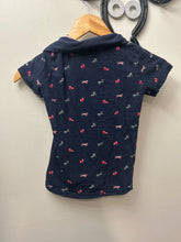 Load image into Gallery viewer, Kid&#39;s Navy and Pink Polo Shirt 8
