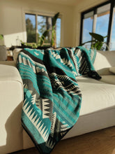 Load image into Gallery viewer, Wylde Brigade Manta Aztec Reversible Blanket: Queen
