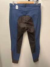 Load image into Gallery viewer, EuroStar Navy Winter Breeches 34L
