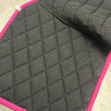 Load image into Gallery viewer, BR Black and Pink Dressage Saddle Pad
