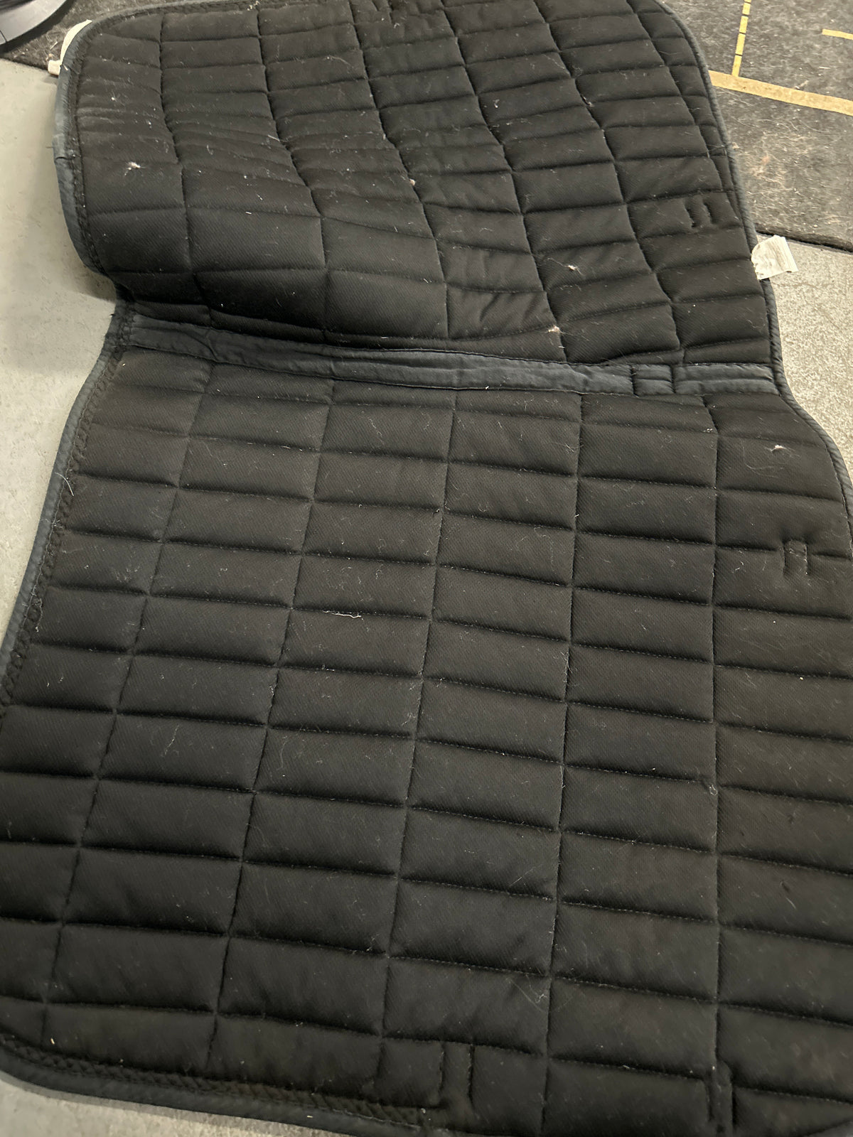 BR Black Dressage Saddle Pad with Gems