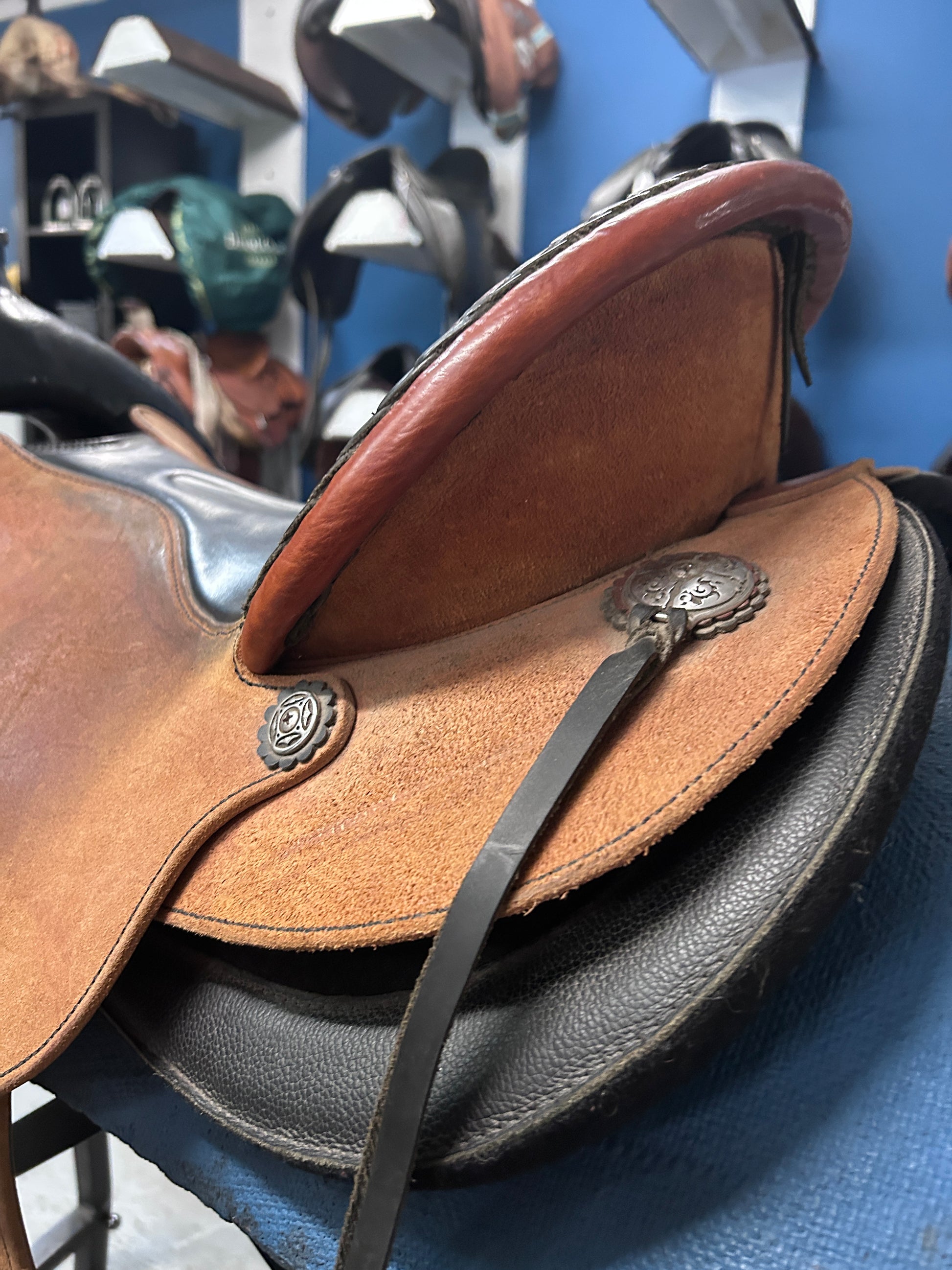 15.5" EZ-Fit Treeless Western Saddle-Saddle-Consignment-Evolution Equestrian Co.