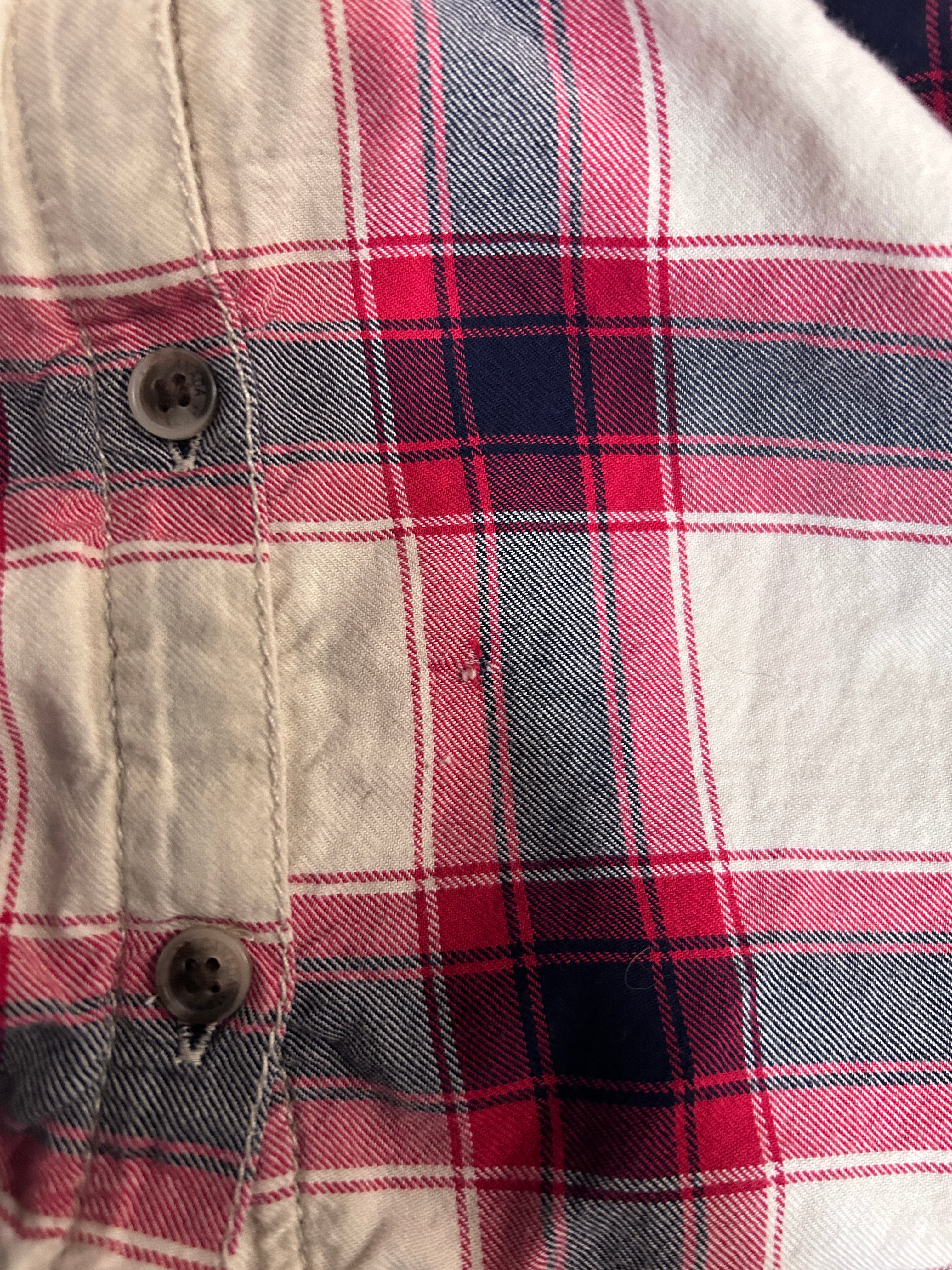 Roots Kid's Red Plaid Shirt 7-8