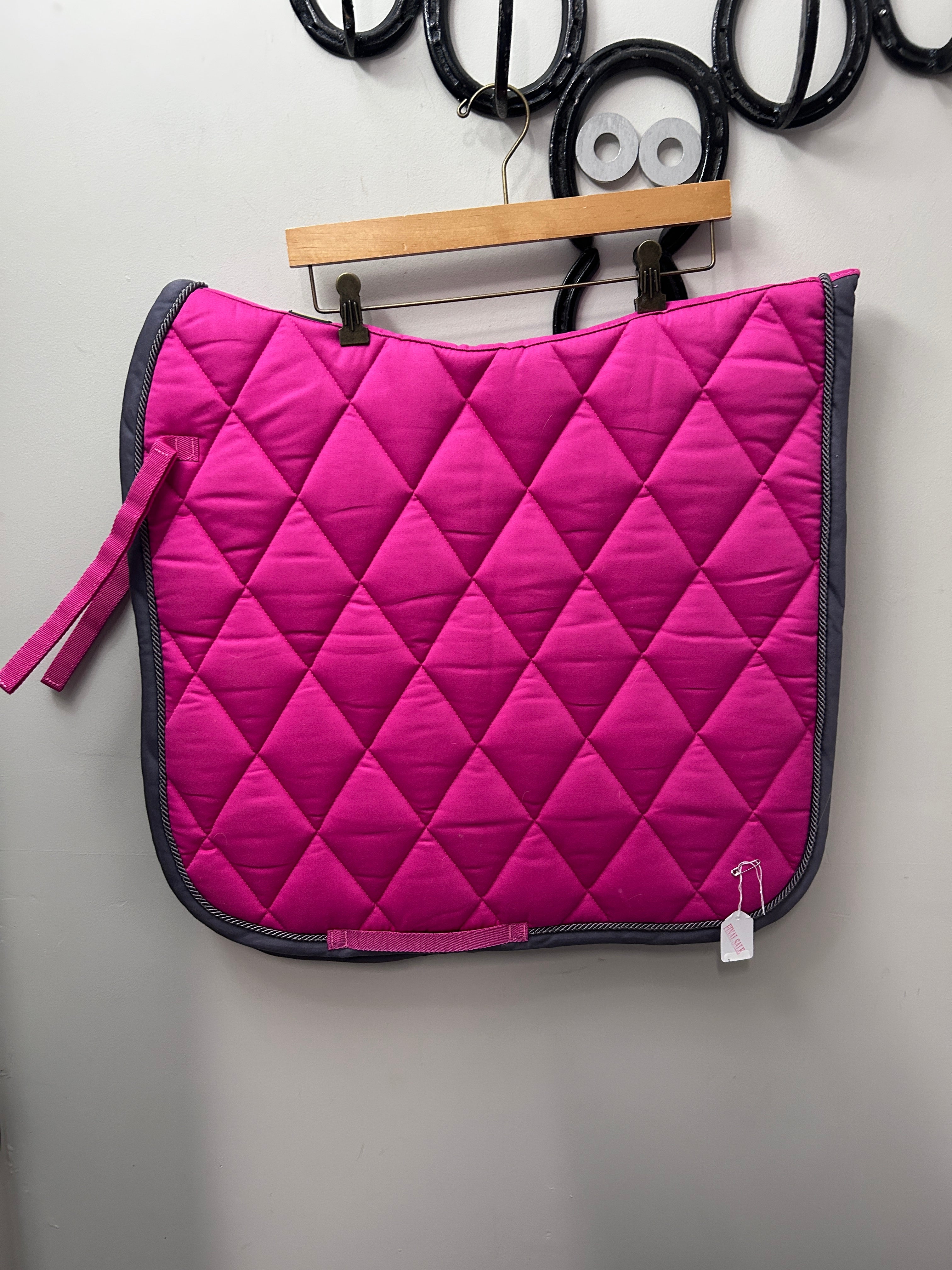 BR Bright Pink Dressage Saddle Pad