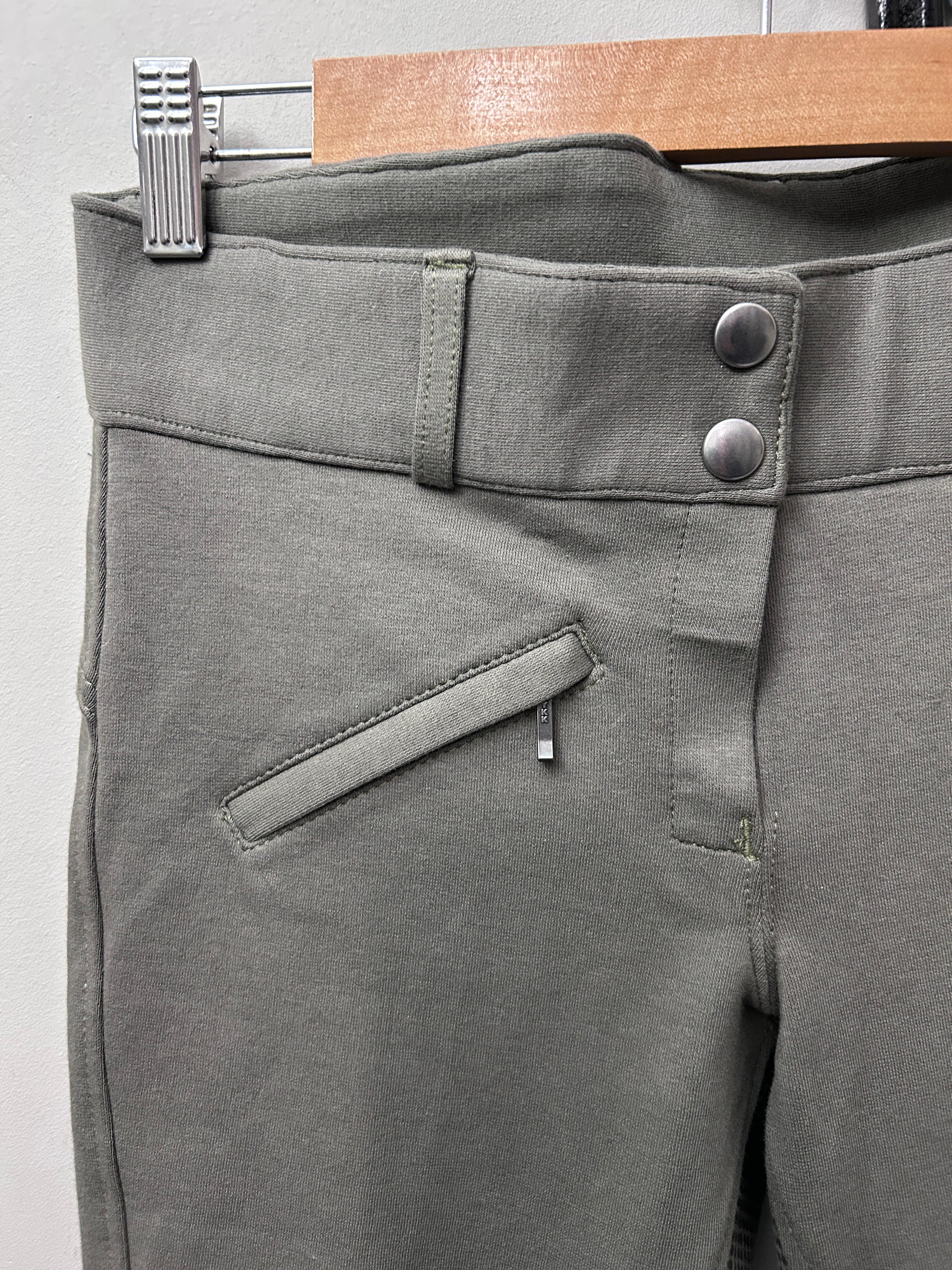 Horze Olive Green Full Seat Breeches 26