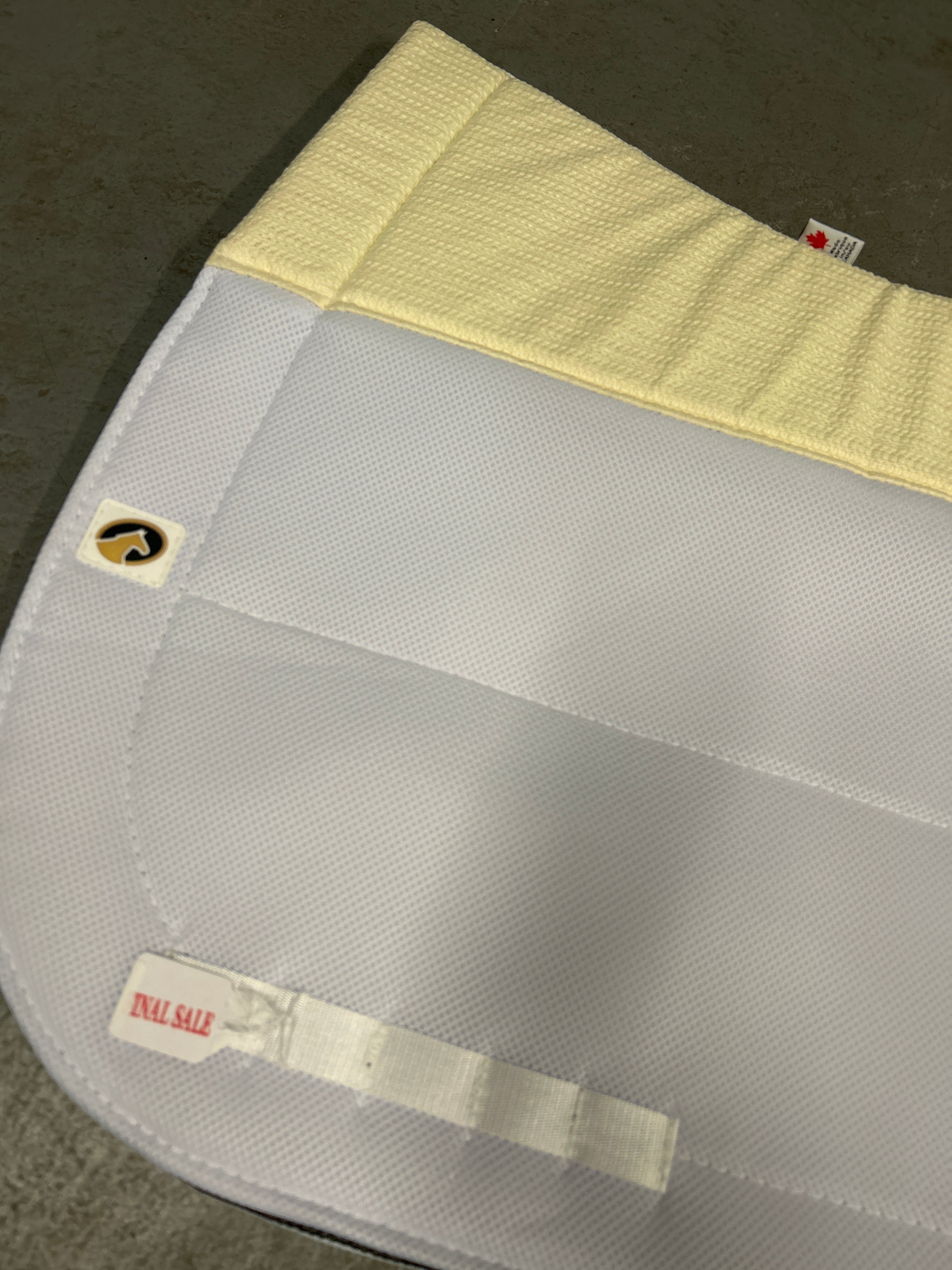 EcoGold Dressage Pad White