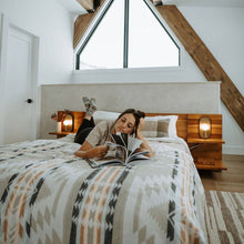 Load image into Gallery viewer, Wylde Brigade Puyo Aztec Reversible Blanket: King
