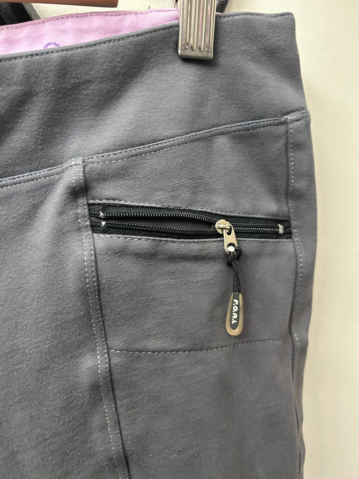 FOAL Grey Kneepatch Breeches Large