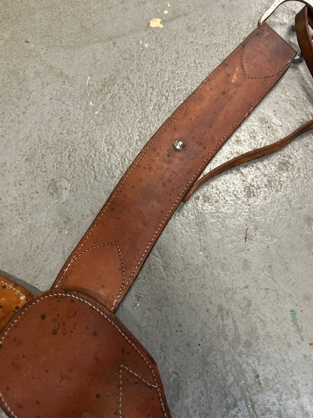 Cowhide Western Breastplate