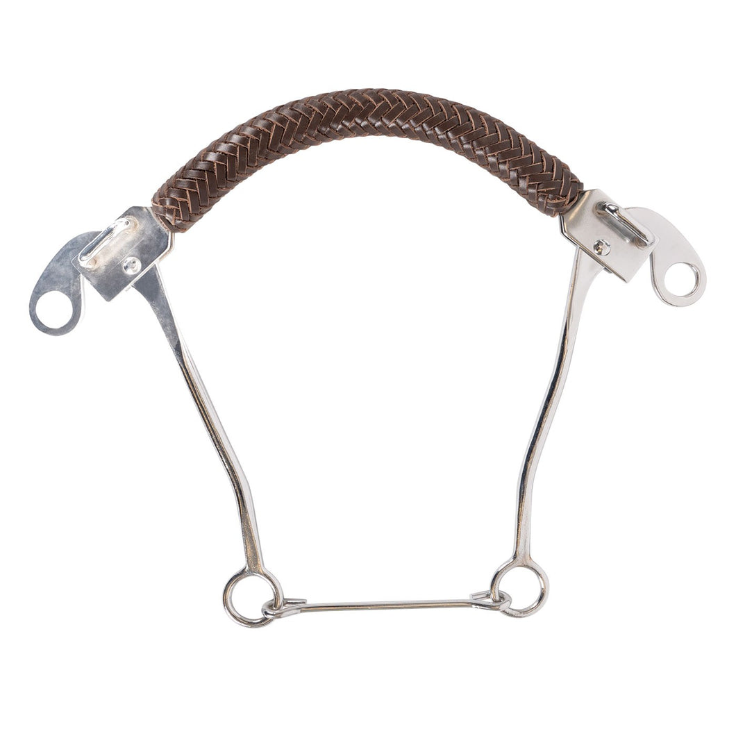 Braided Leather Mechanical Hackamore