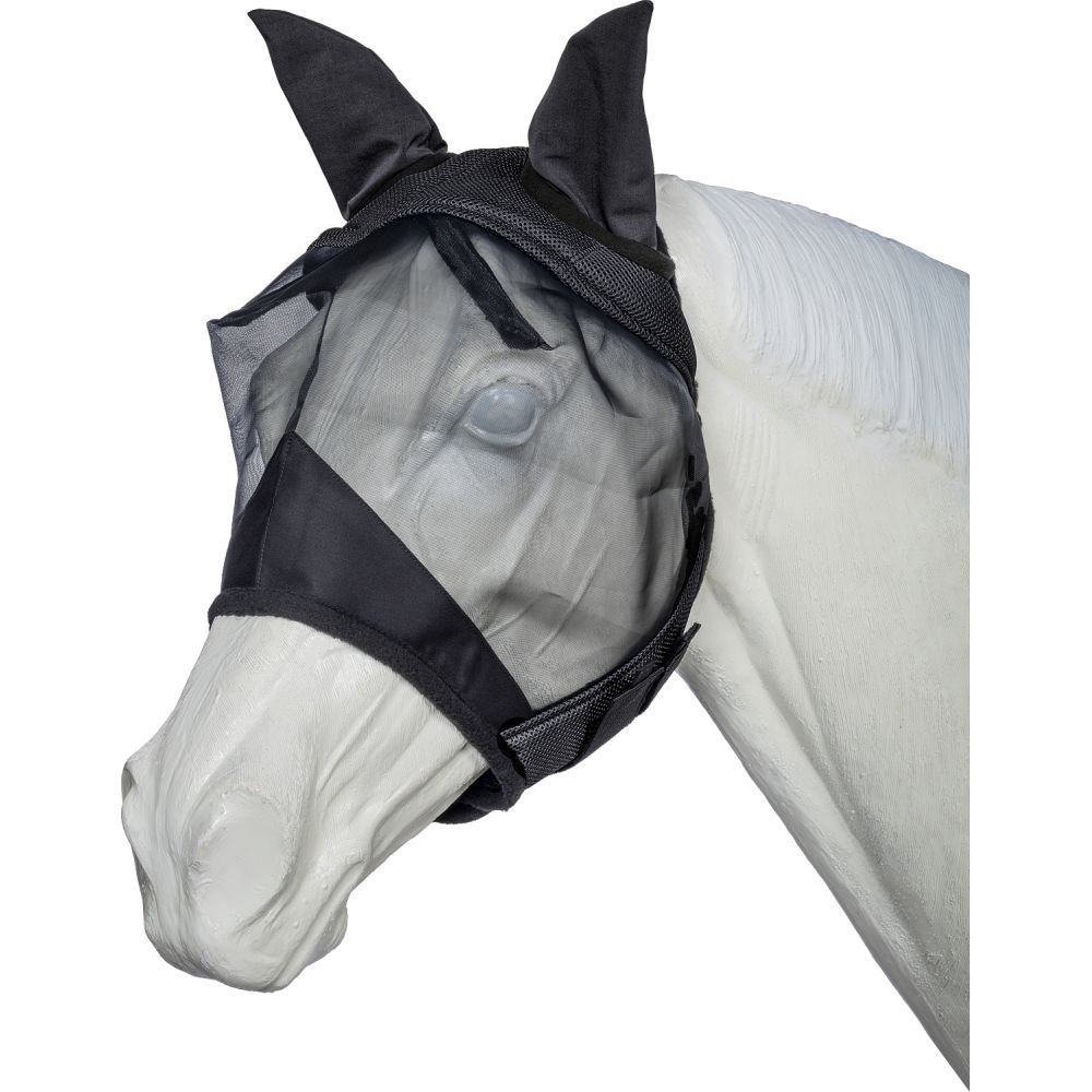 Mini Fly Mask Black-Fly Mask-Consignment-Evolution Equestrian Co.