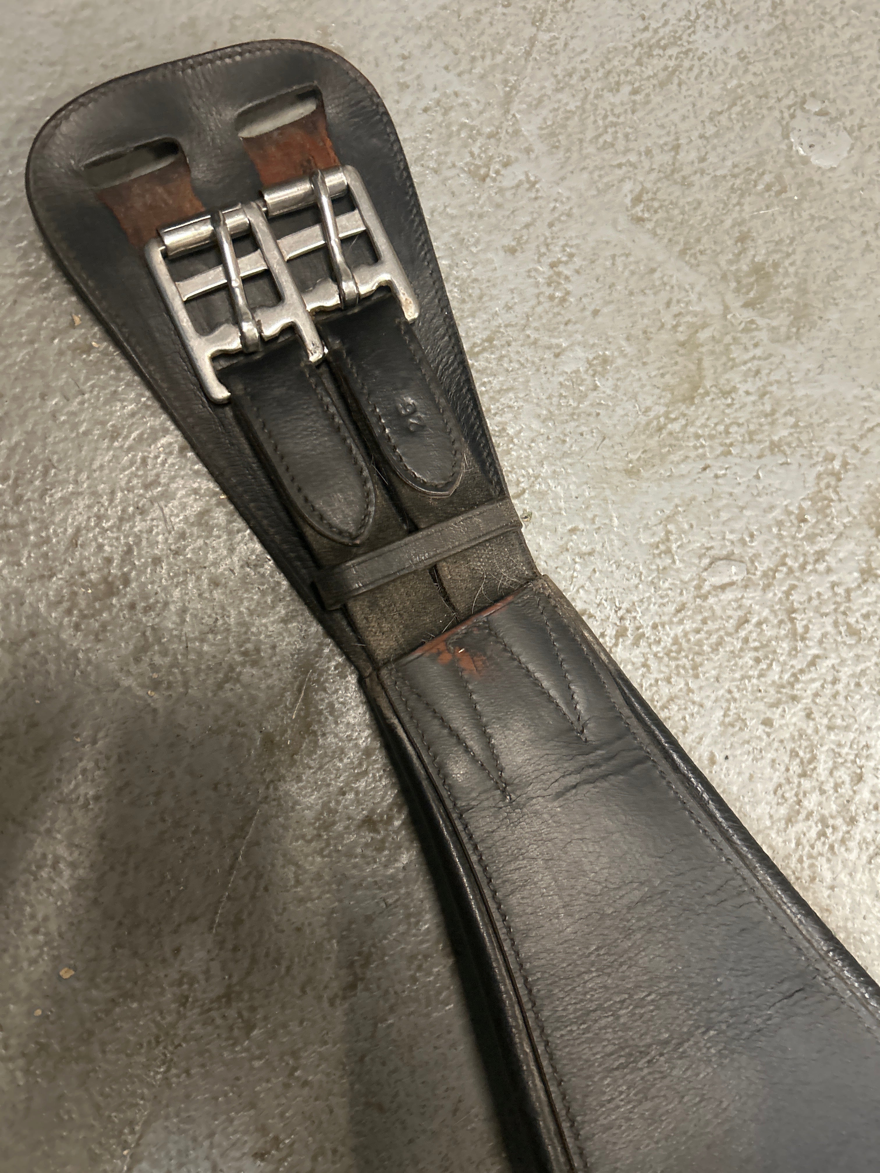 Leather Dressage Girth 27"
