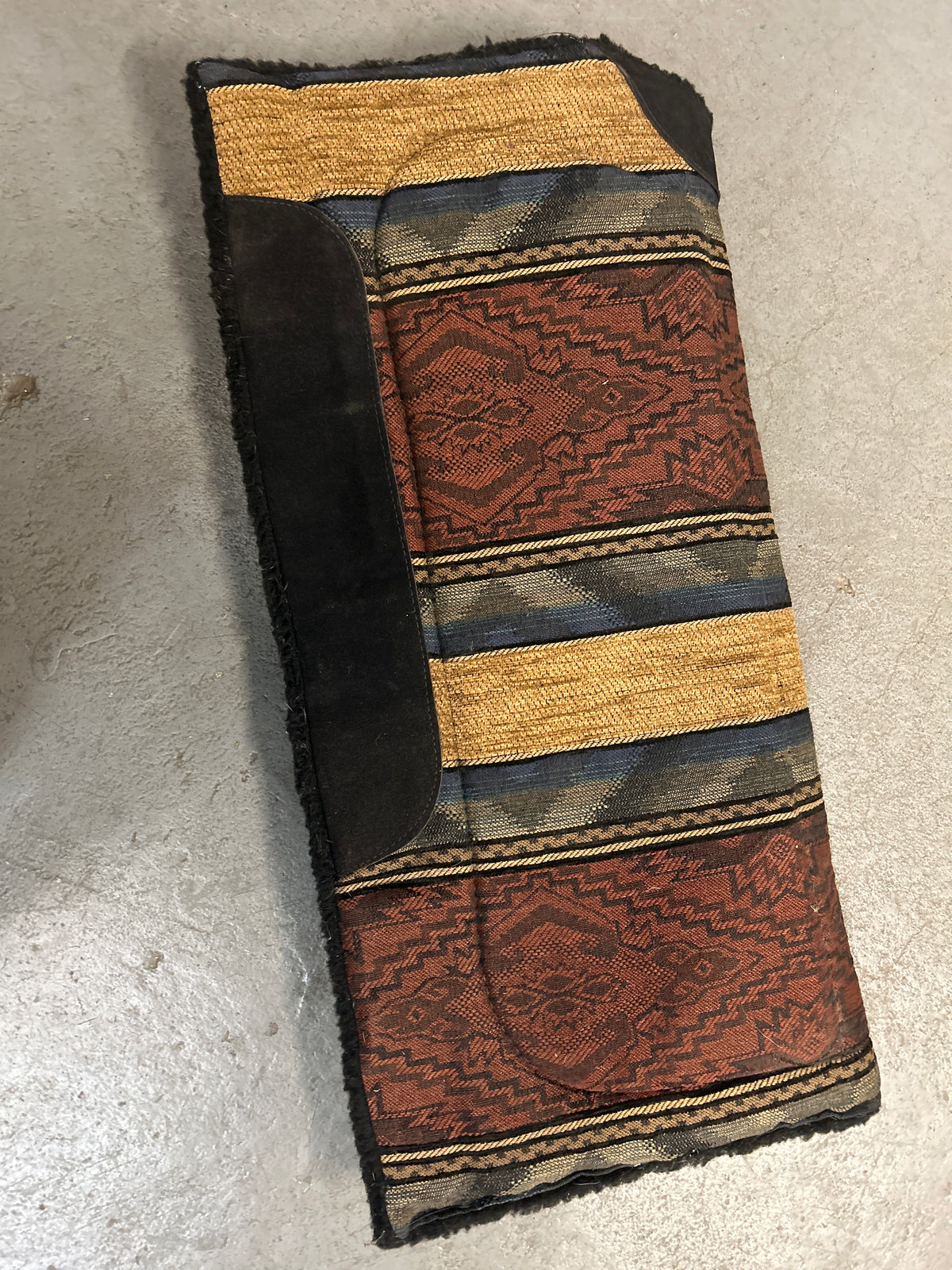 Western Black Fleece Saddle Pad