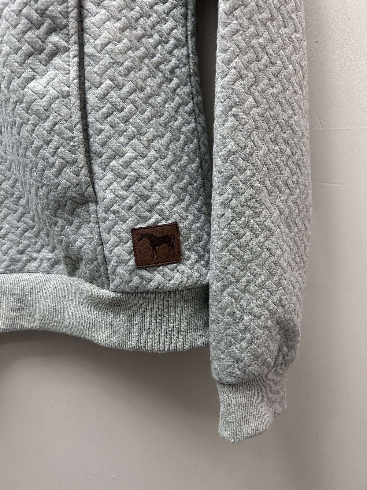 Aerion Adelia Quarter Zip Quilt Sweatshirt XLarge