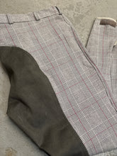 Load image into Gallery viewer, TuffRider Full Seat Grey Plaid Breeches 34
