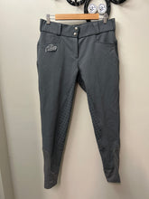 Load image into Gallery viewer, Derby Grey Full Seat Breeches 32
