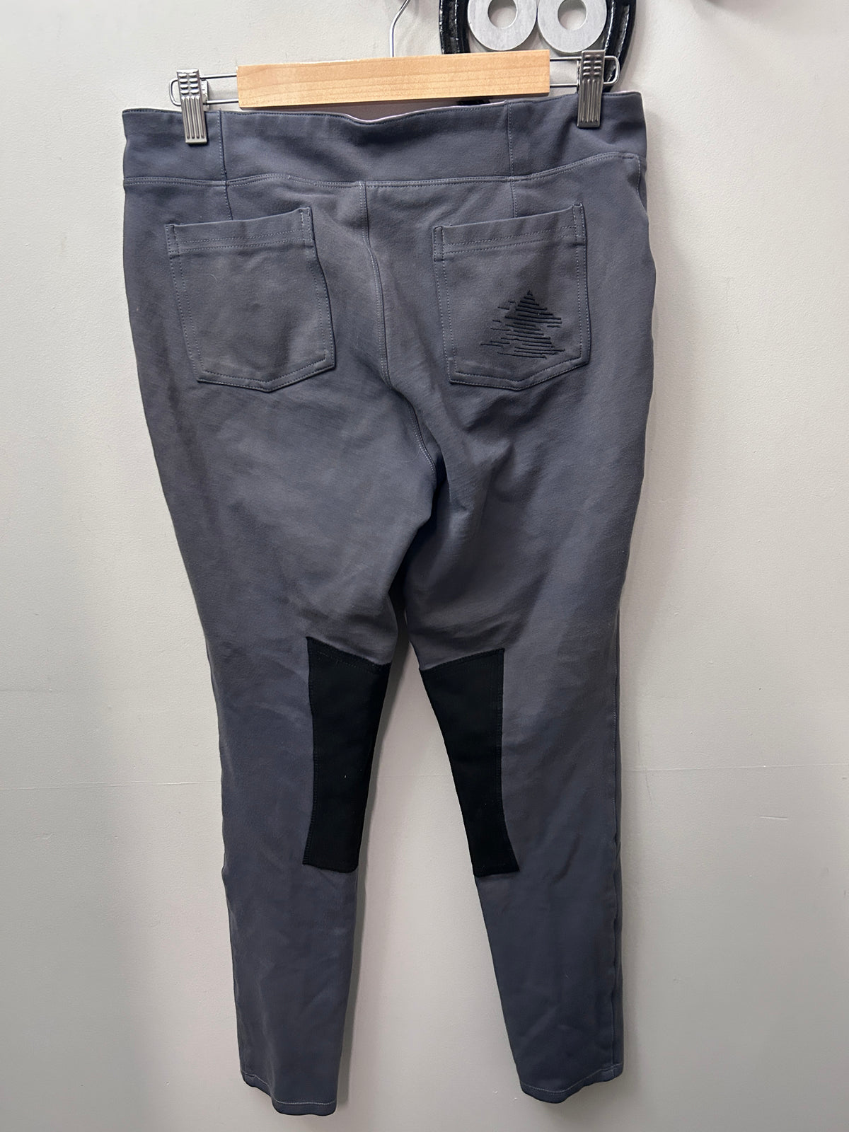 FOAL Grey Kneepatch Breeches Large